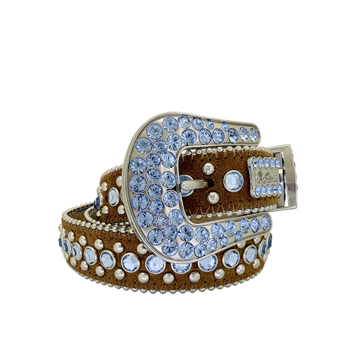 The Skinny Kish - Suede Brown / Lt.Sapphire - Image 2