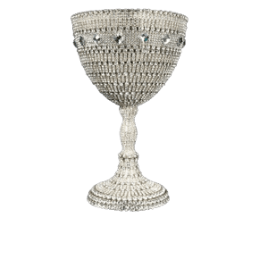 B.B.SIMON CUP-504 Clear Swarovski Crystal Wine Accessories Glass