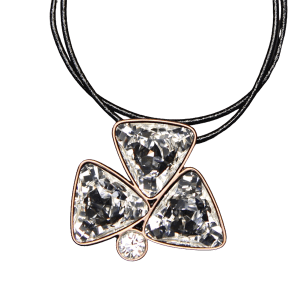 Trifecta Necklace - Clear