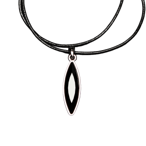 Feather Necklace - Black