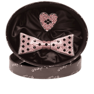 BOW2-V1-ROSE-JET B.B.SIMON BELT