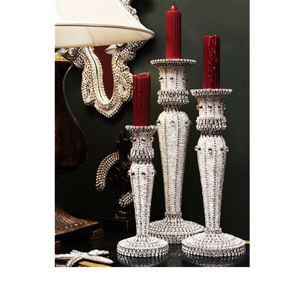 CDH-240-M bb Simon Swarovski crystal Candle holder - Image 5