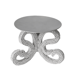 CDH-252-Clear bb Simon Swarovskii crystal Candle holder