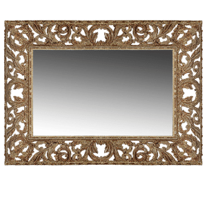 M-506-GOLD BB Simon Gold Rectangle Wall Mirror