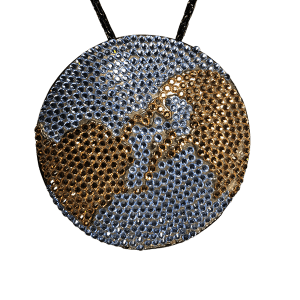 Tehran Chain - Light Blue/Gold