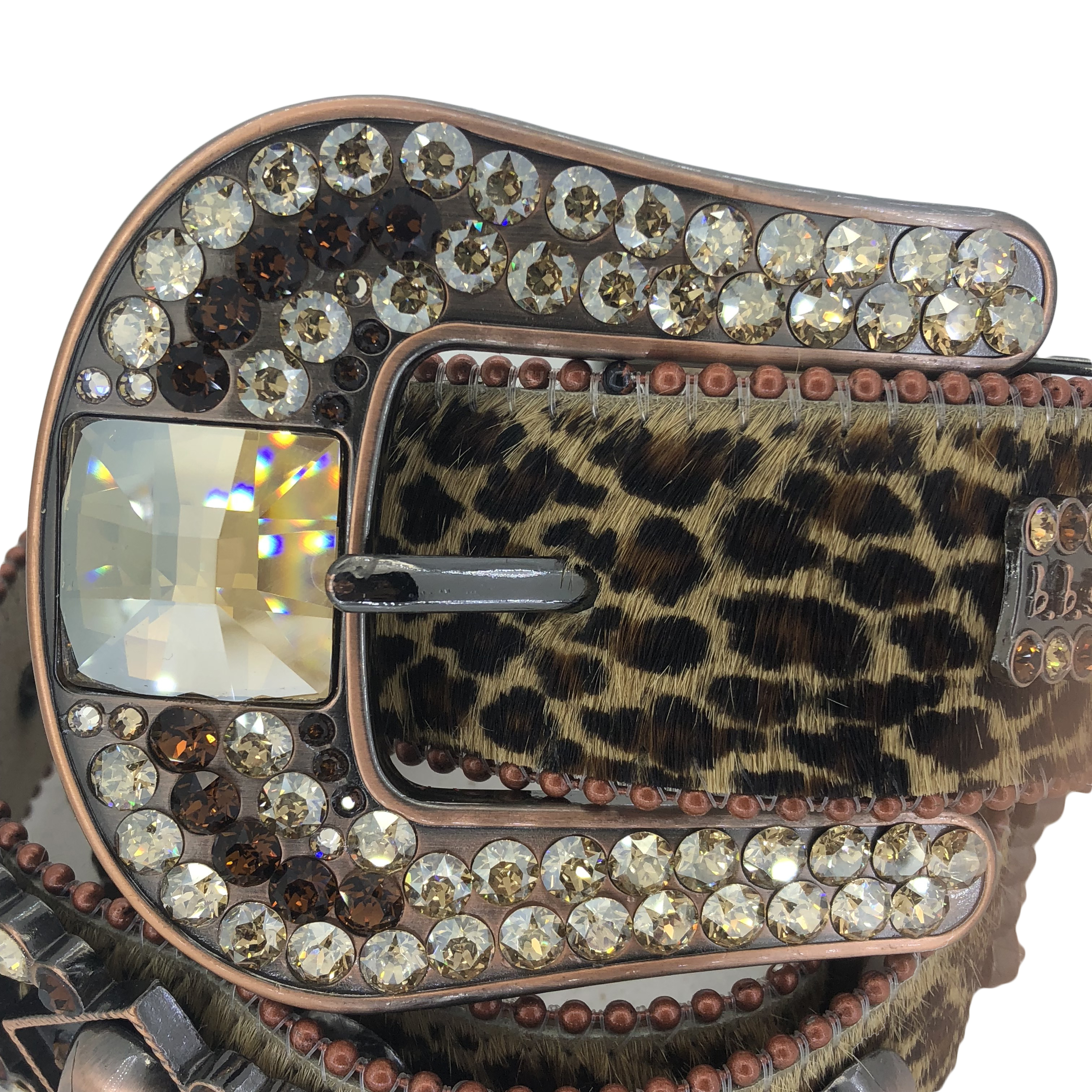 bbsimon belts whit Italian leather and Swarovski crystal made in usa