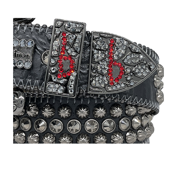 BBSIMON BELTS WITH ITALIAN LEATHER AND SWAROVSKI CRYSTAL MADE IN USA