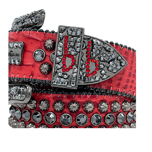BBSIMON BELTS WITH ITALIAN LEATHER AND SWAROVSKI CRYSTAL MADE IN USA