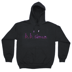 Skull & Bones Hoodie- Black Volcano