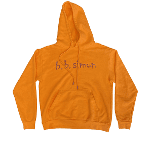 Classic 'b' Logo Hoodie- Orange Volcano