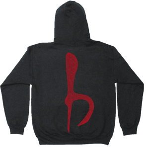 Classic 'b' Logo Hoodie - Red