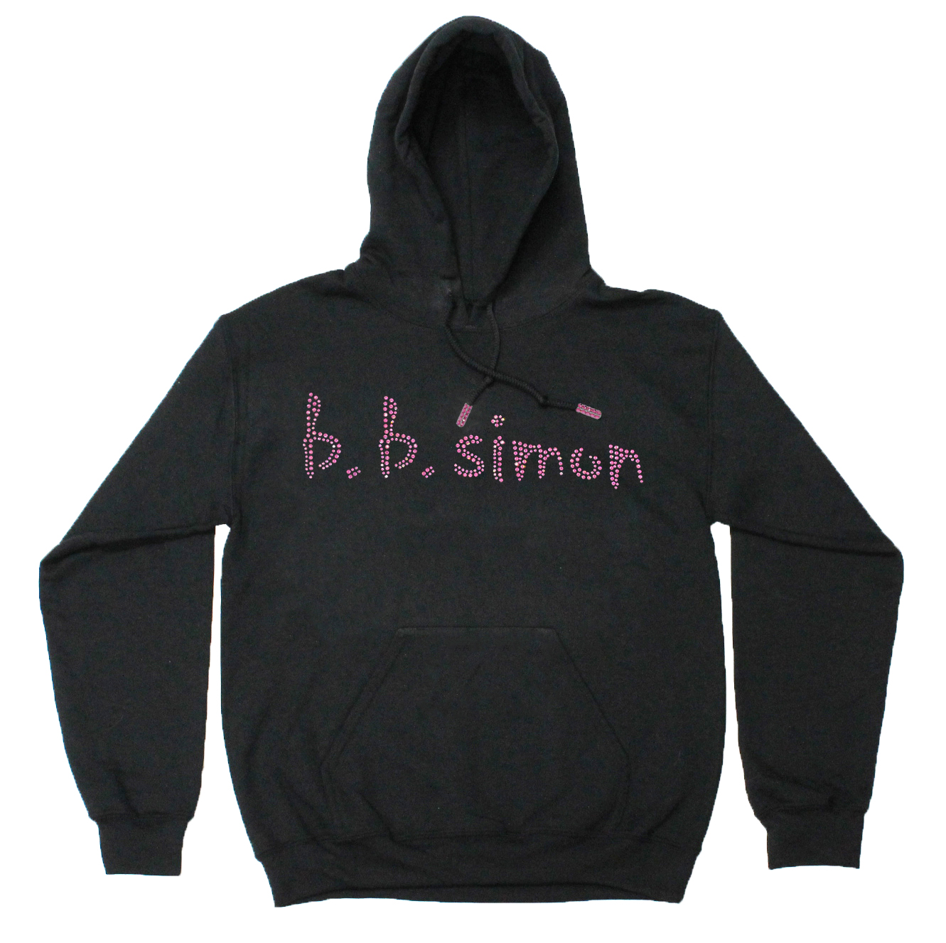 Pink hoodie Logo – B.B. Simon®