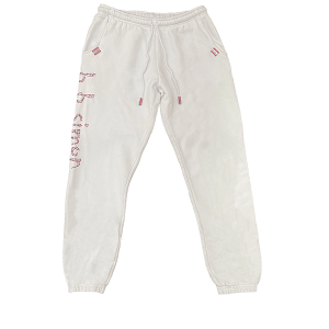 Logo Sweatpants - White/Red