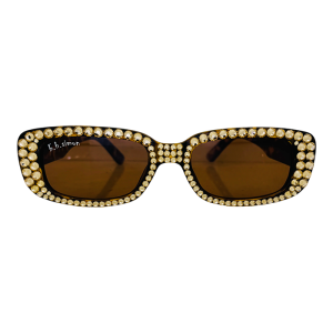 BB Crystal Sunglasses - Golden Tortoise