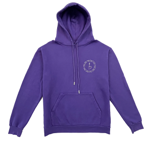 Emblem Hoodie - Purple/Chrome
