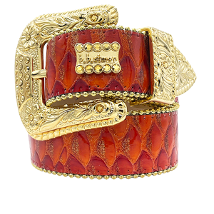 Trojan Classic Orange Snakeskin