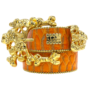 The Electric Skull Pile - Orange Fish Scale