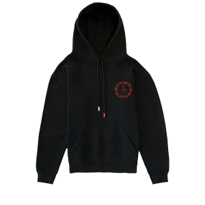 Emblem Hoodie - Black/Red