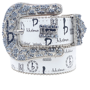 BB Pattern Triple 'b' Classic - White/Hematite