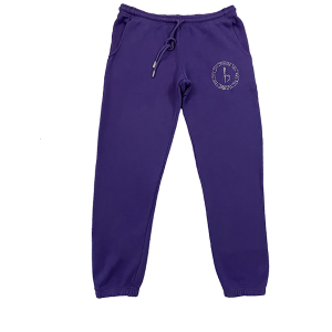 Emblem Sweatpants - Purple/Chrome