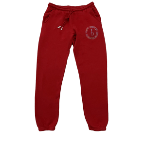 Emblem Sweatpants - Red/AB