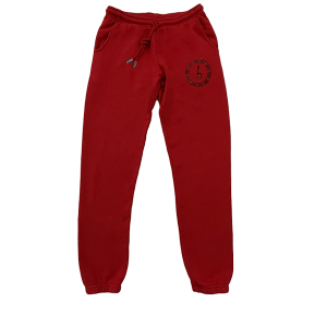 Emblem Sweatpants - Red/Black