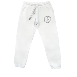 Emblem Sweatpants - White/Hem