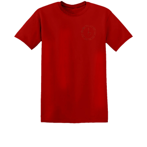 Emblem Tee - Red/Red