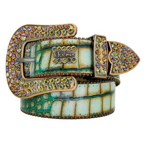 Patent Leather Croc Classic - Green