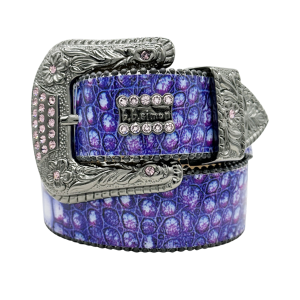 Patent Leather Croc Trojan Classic - Purple