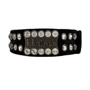 Thin Cuff 3 Suede Black Clear B