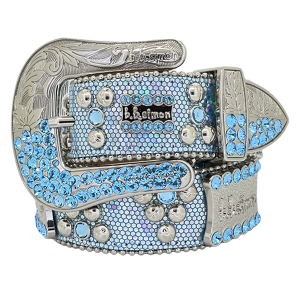 Half western buckle - Light Blue Mermaid Big Logo