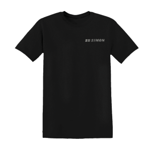 BB Simon Logo Tee - Black/Clear