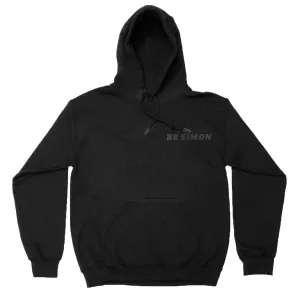 BB Simon Logo Hoodie - Black/Hematite