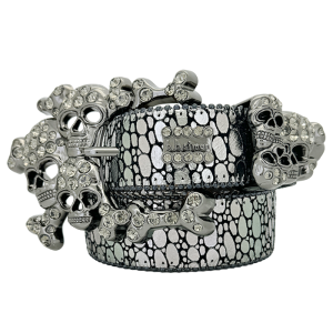 Metallic Bubbles Skull Pile