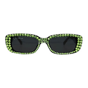 BB Crystal Sunglasses – Black/Green