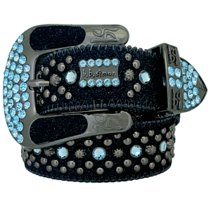 Double b Trojan Blue Static Aquamarine