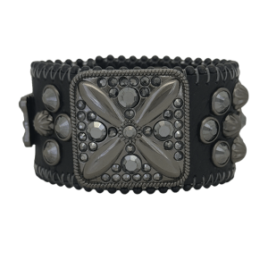 Cuff Ixora- Black/Jet Hem