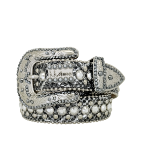 Western Skinny-Silver Coiled Serpent/Silver Chrome