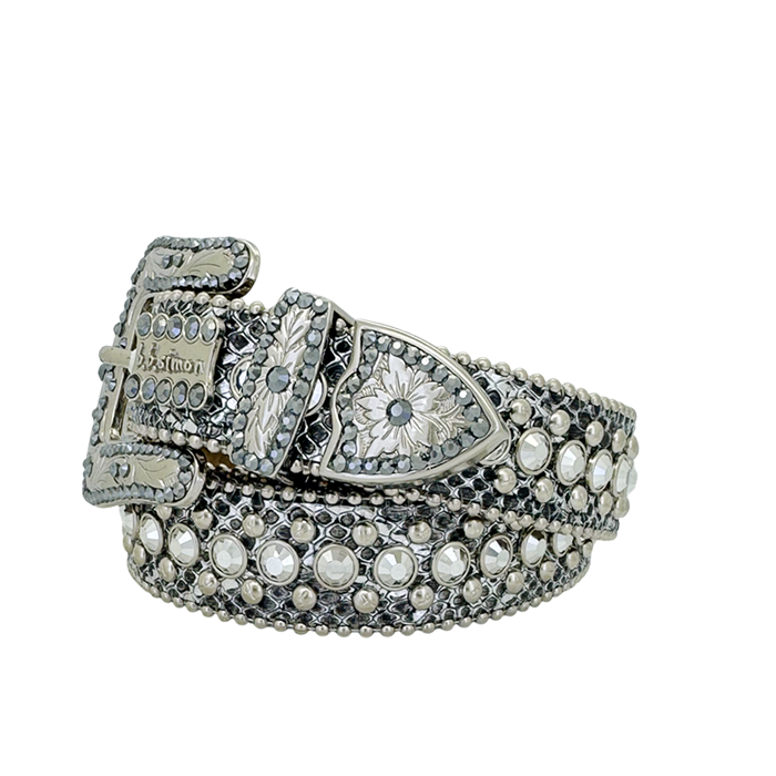 Western Skinny-Silver Coiled Serpent/Silver Chrome - B.B. Simon®