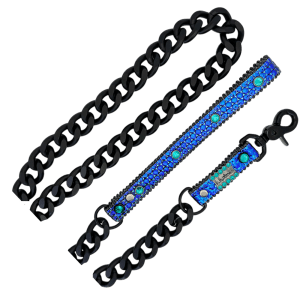 BB Leash -Blue Pearl