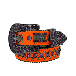 The Skinny Kish- Orange Neon/ Black Amethyst