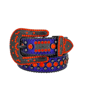 Western Skinny Purple-Black Orange