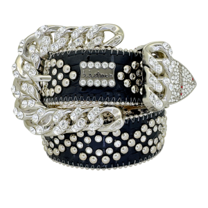 Curb Chain Helix - Black/Clear