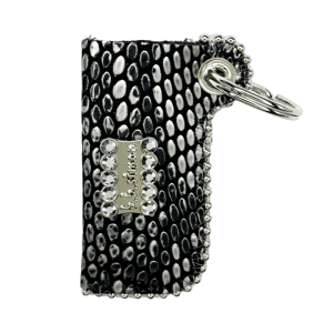 Retractable Lighter Holder - Silver Pearl/Chrome