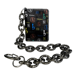 Chain Wallet - Multicolor bb Pattern