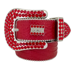 Classic- Red Croc /Lt.Siam-Silver