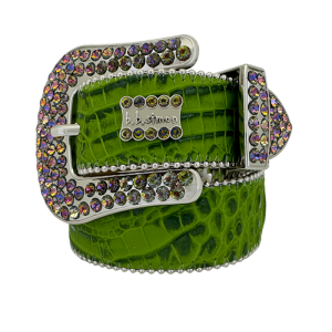 Classic- Dark Croc Green/Volcano-Silver