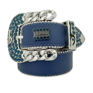 Brooklyn - Blue bb Pattern - Silver