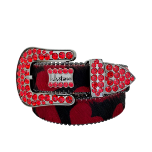 The Skinny Classic- Pony Hair Red Heart